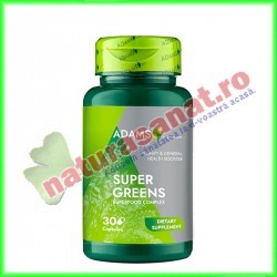 Supergreens 30 capsule - Adams Vision - www.naturasanat.ro