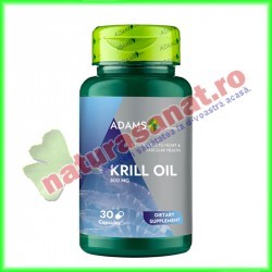 Krill Oil Ulei de Krill 500 mg 30 capsule - Adams Vision - www.naturasanat.ro