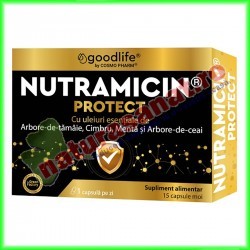 Nutramicin Protect 15 capsule - Cosmo Pharm - www.naturasanat.ro