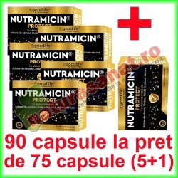Nutramicin Protect PROMOTIE 90 capsule la pret de 75 capsule (5+1) - Cosmo Pharm - www.naturasanat.ro