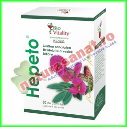 Hepeto 30 capsule - Bio Vitality - www.naturasanat.ro