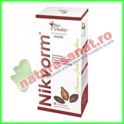 Nikvorm Sirop 60 ml - Bio Vitality - www.naturasanat.ro