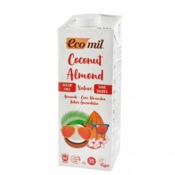 Lapte de cocos cu migdale - eco-bio 1L - Ecomil - www.naturasanat.ro