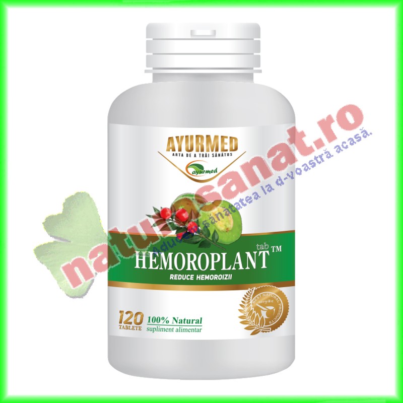 Hemoroplant 120 tablete - Star International - www.naturasanat.ro