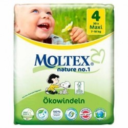 Scutece ECO bebelusi (7-18kg), nr. 4, maxi, 30buc - Moltex - www.naturasanat.ro