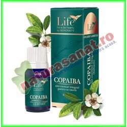 Copaiba Ulei esential Integral (balsam) 5 ml - Bionovativ - Life - www.naturasanat.ro