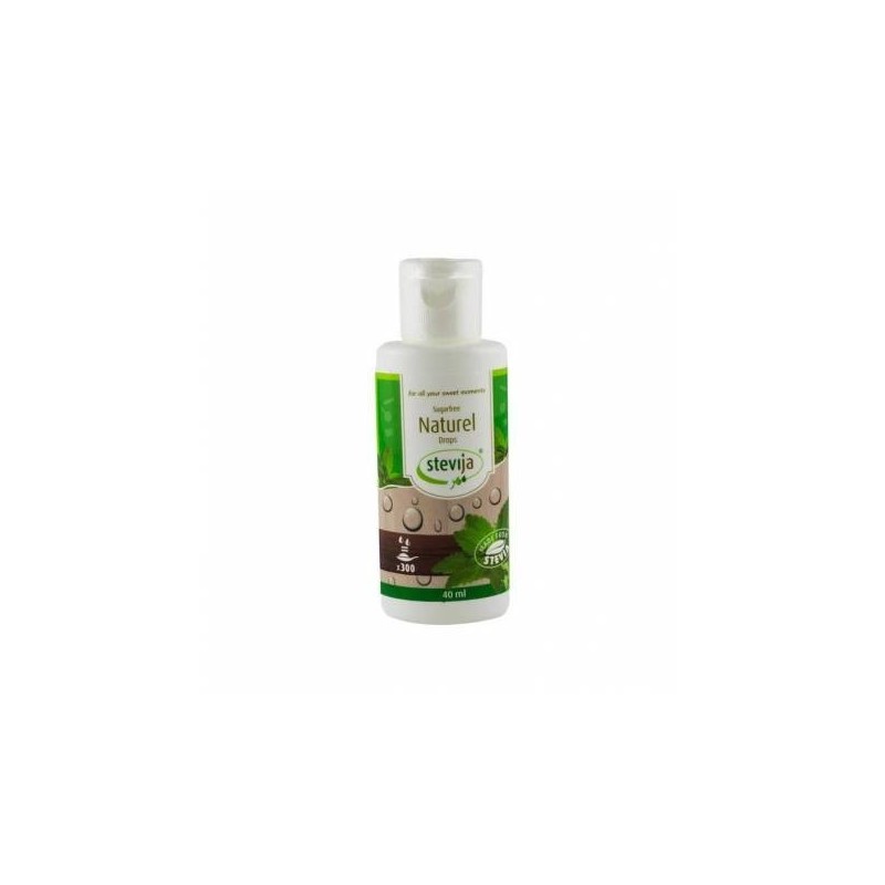 Indulcitor lichid din stevia, natural, 40ml - Stevija - www.naturasanat.ro