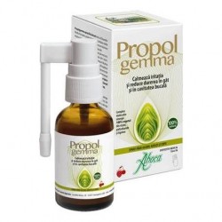 PROPOLGEMMA - SPRAY FARA ALCOOL ADULTI SI COPII 30ml - Aboca - www.naturasanat.ro