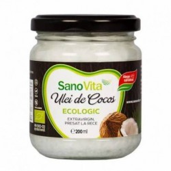 Ulei de cocos extravirgin 200ml - eco-bio - SANOVITA - www.naturasanat.ro
