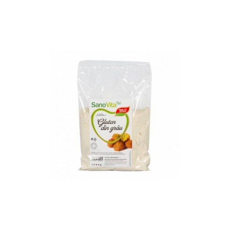 Gluten de grau 250g - SANOVITA - www.naturasanat.ro
