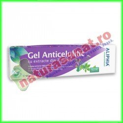 Gel Anticelulitic cu Extracte din 7 plante 60 g - Aliphia - Exhelios - www.naturasanat.ro