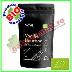 Vanilie de Bourbon Pulbere Ecologica Bio 20 g - Niavis