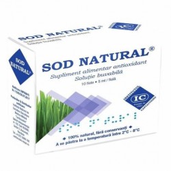 SOD NATURAL 10 fiole x 5ml - Institutul Cantacuzino - www.naturasanat.ro