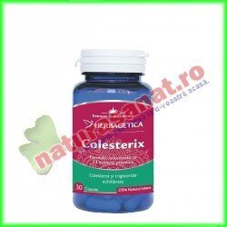 Colesterix 30 capsule - Herbagetica - www.naturasanat.ro