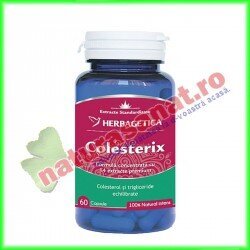 Colesterix 60 capsule - Herbagetica - www.naturasanat.ro