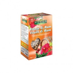 Ceai de Fructe si Rom 75g, Vedda - www.naturasanat.ro