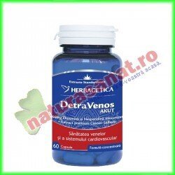 DetraVenos Akut 60 capsule - Herbagetica - www.naturasanat.ro