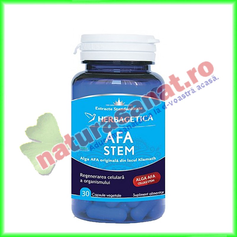 AFA Stem 30 capsule - Herbagetica - www.naturasanat.ro