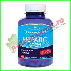 Hepatic Stem 120 capsule - Herbagetica - www.naturasanat.ro