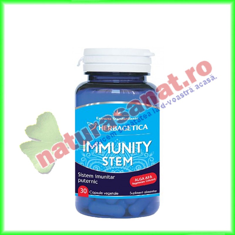 Immunity Stem 30 capsule - Herbagetica - www.naturasanat.ro