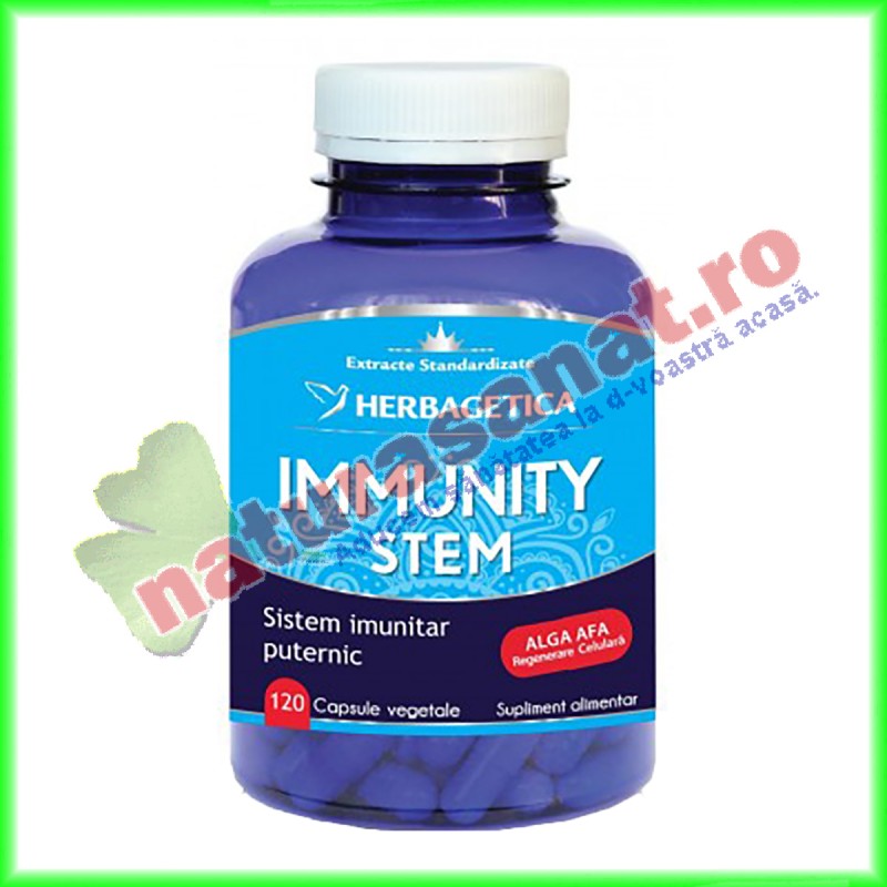 Immunity Stem 120 capsule - Herbagetica - www.naturasanat.ro