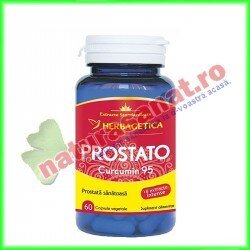 Prostato curcumin 95 60 capsule - Herbagetica - www.naturasanat.ro