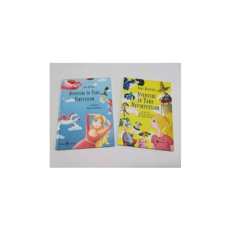 Pachet carti Aventuri in Tara Virtutilor si Nevirtutilor, Alec - www.naturasanat.ro