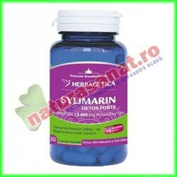 Silymarin 80/50 Detox Forte 30 capsule - Herbagetica - www.naturasanat.ro