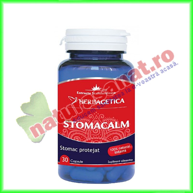 Stomacalm 30 capsule - Herbagetica - www.naturasanat.ro