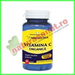 Vitamina C Organica 60 capsule - Herbagetica - www.naturasanat.ro