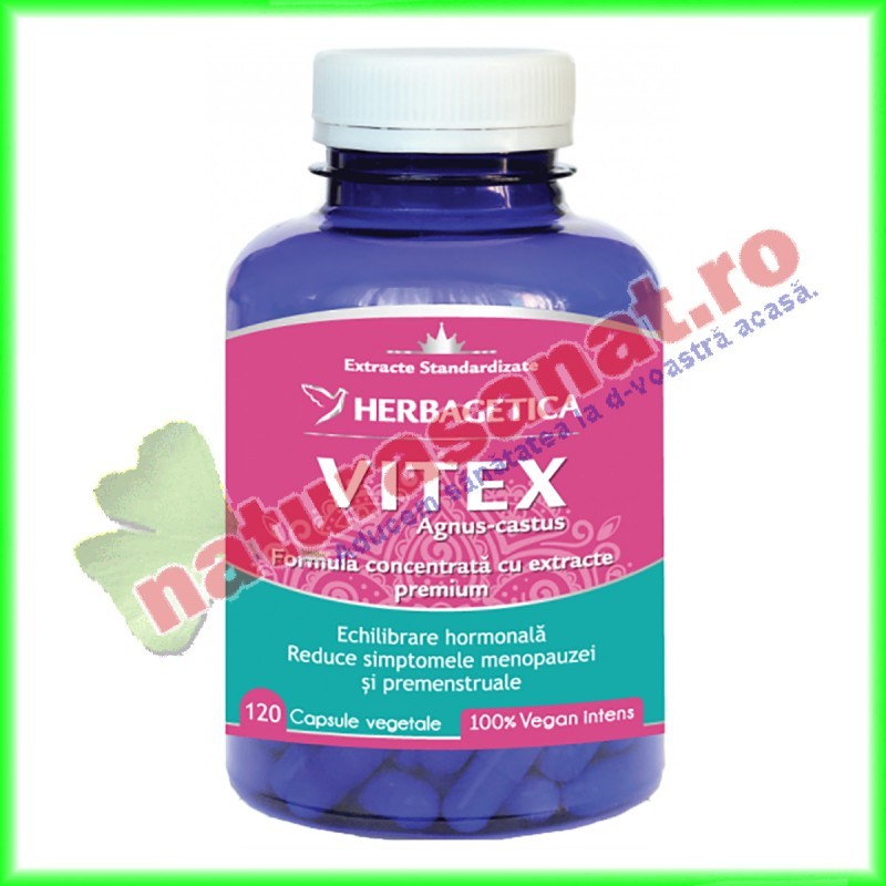 Vitex 120 capsule - Herbagetica - www.naturasanat.ro