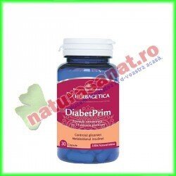DiabetPrim 30 capsule - Herbagetica - www.naturasanat.ro