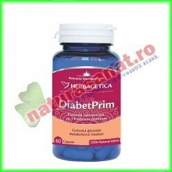 DiabetPrim 60 capsule - Herbagetica - www.naturasanat.ro