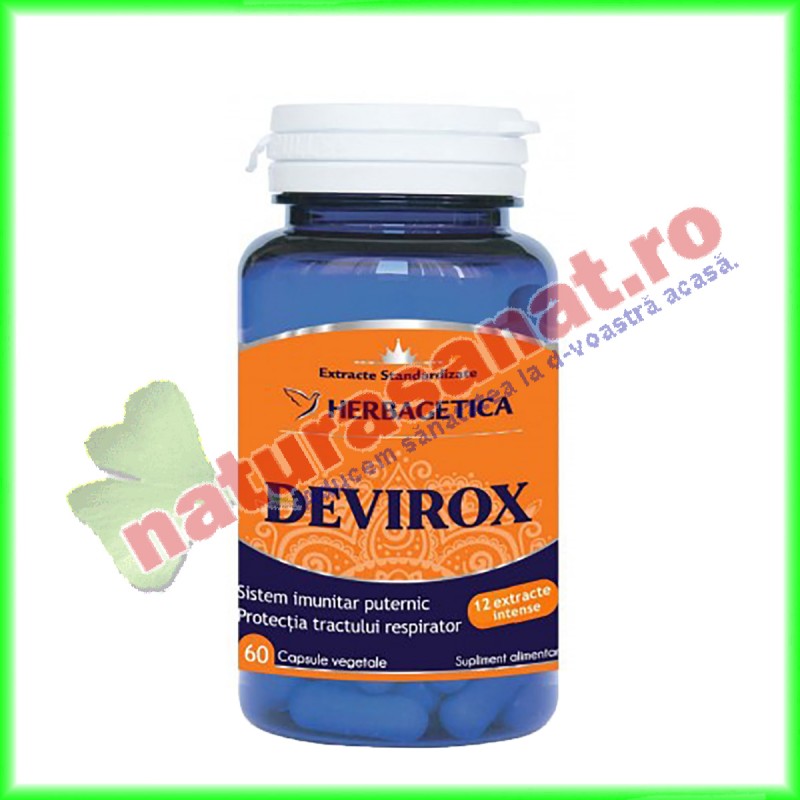 Devirox 60 capsule - Herbagetica - www.naturasanat.ro