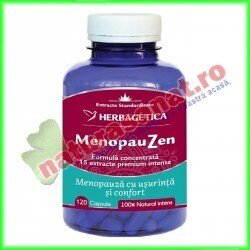 MenopauZen 120 capsule - Herbagetica - www.naturasanat.ro