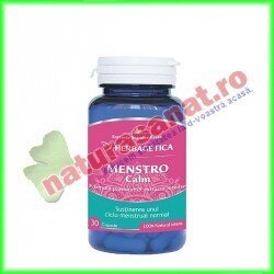 Menstrocalm 30 capsule - Herbagetica - www.naturasanat.ro