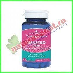 Menstrocalm 60 capsule - Herbagetica - www.naturasanat.ro