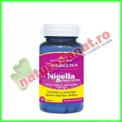 Nigella (Chimen negru) 30 capsule - Herbagetica - www.naturasanat.ro