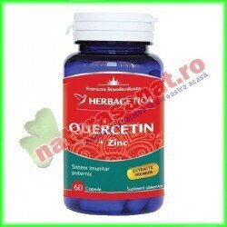Quercetin + Zinc 60 capsule - Herbagetica - www.naturasanat.ro