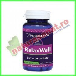 Relax Well 60 capsule - Herbagetica - www.naturasanat.ro