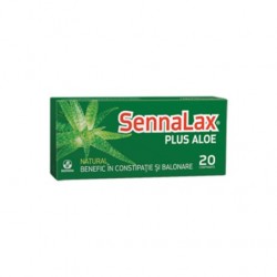 SENNALAX PLUS ALOE 20cp, BIOFARM - www.naturasanat.ro