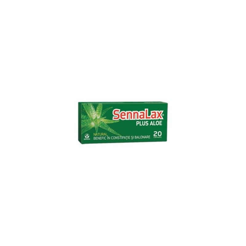 SENNALAX PLUS ALOE 20cp, BIOFARM - www.naturasanat.ro