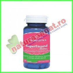 SuperFecund Femei 30 capsule - Herbagetica - www.naturasanat.ro