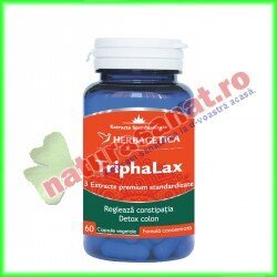 TriphaLax 60 capsule - Herbagetica - www.naturasanat.ro