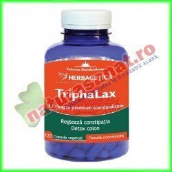 TriphaLax 120 capsule - Herbagetica - www.naturasanat.ro