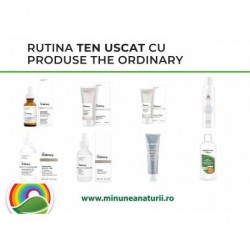 Rutina TEN USCAT cu produse The Ordinary - www.naturasanat.ro