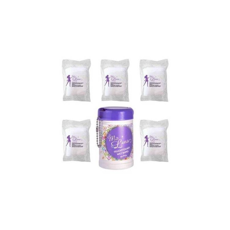 Mini Servetele Umede 30buc  5 Refill-uri, Meluna - www.naturasanat.ro