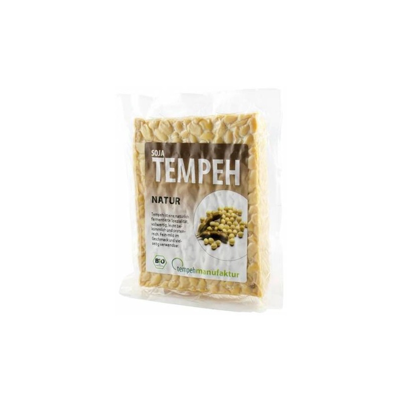 Tempeh natur eco-bio, 200g TEMPEHMANUFAKTUR - www.naturasanat.ro