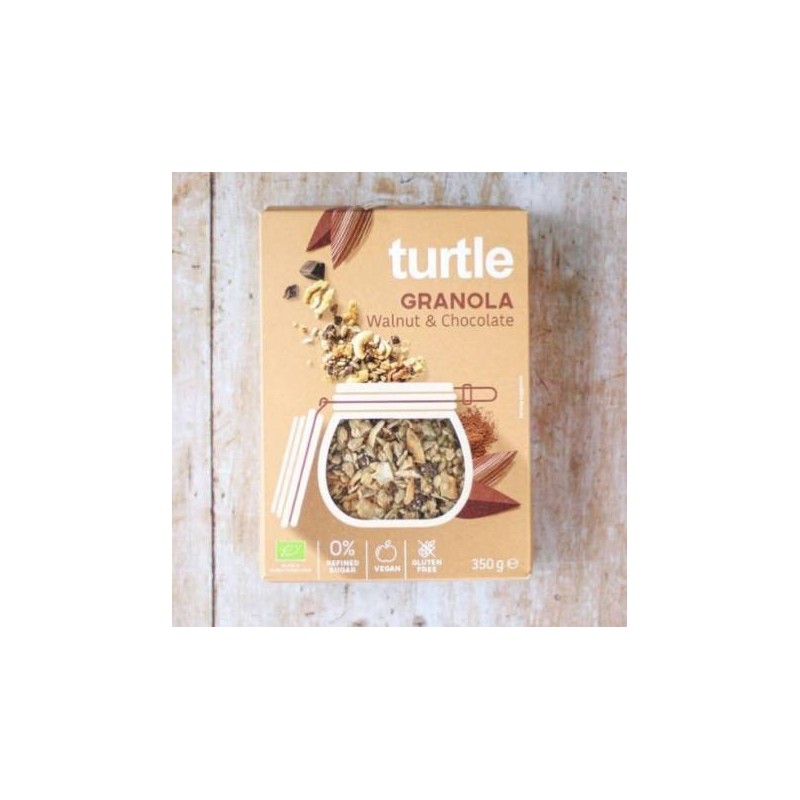 Granola cu cereale, nuci si ciocolata fara gluten eco-bio, 350g - - www.naturasanat.ro