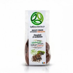 Biscuiti Vegani cu Ciocolata si Cardamon, 140g - Labiscuiterie - www.naturasanat.ro